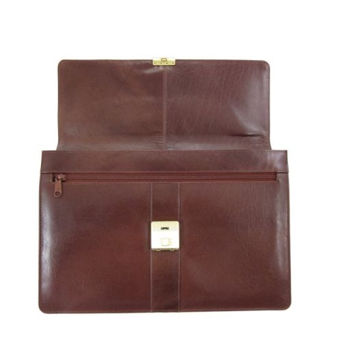 Leather briefcase - Image 1